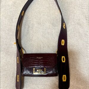 Givenchy Nano Eden Crocodile Embossed Leather Bag